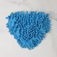 Насадка для окномойки, микрофибра букля, 14&times;17 см, синяя