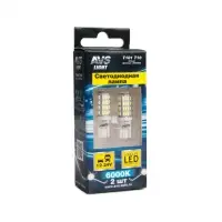 T101 T10/белый/ (W2.1x9.5d) 54SMD 3014 9-30V W5W, коробка 2 шт.