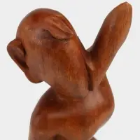 Абстракция "Отдых" дерево Суар, 30х12х12 см