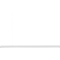 Светильник светодиодный линейный, подвесной, 40Вт, 4000К, IP40, серебро