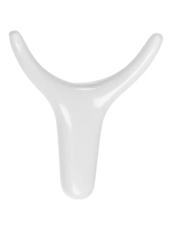 Крючок мебельный CAPPIO OX, двухрожковый, цвет белый