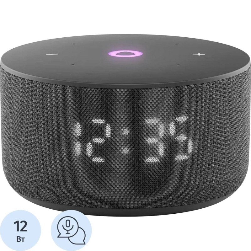 Умная колонка Яндекс Станция Мини 3 с Алисой на YaGPT черн (YNDX-00027BLK)