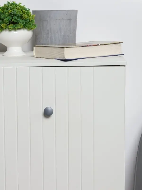 Ручка-кнопка CAPPIO RK148, d=24 мм, цвет графит, 8 шт.