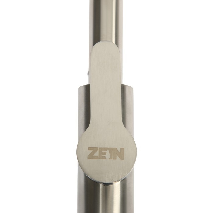 Смеситель для кухни ZEIN Z2940, выдвижной излив, 2 режима, картридж 35 мм, нерж.сталь, сатин Смеситель для кухни ZEIN Z2940, выдвижной излив, 2 режима, картридж 35 мм, нерж.сталь, сатин