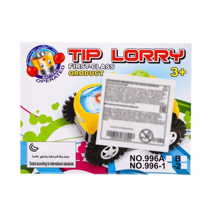 Машина-перевёртыш «Безумный гонщик», работает от батареек, световые эффекты, цвета МИКС