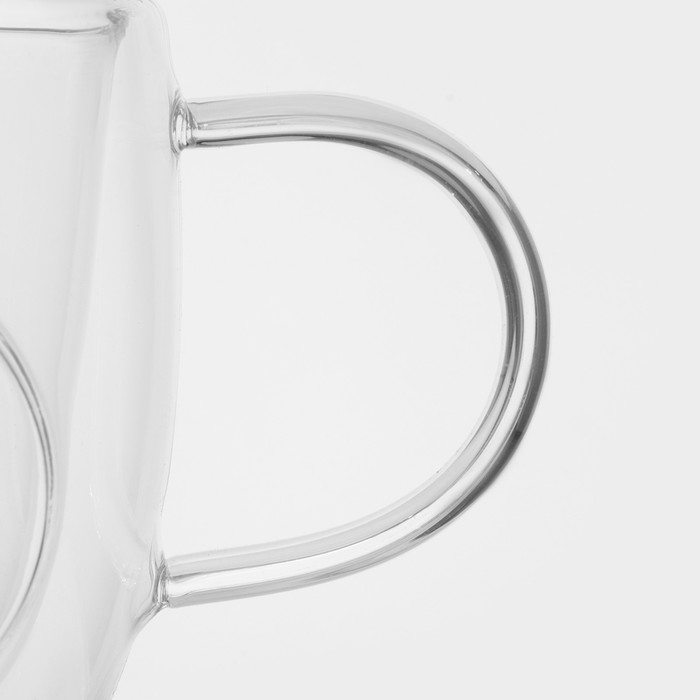 Кружка стеклянная с двойными стенками «Панда», 300 мл Кружка стеклянная с двойными стенками «Панда», 300 мл