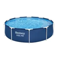 Бассейн каркасный Steel Pro, 305&times;76 см, фильтр-насос, круглый, 56679 Bestway