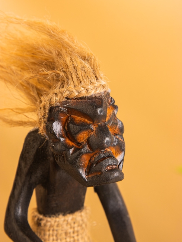 Сувенир Сувенир "Абориген барабанщик" дерево, 8х9х22 см