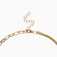 Цепь "Карабин", цвет золото