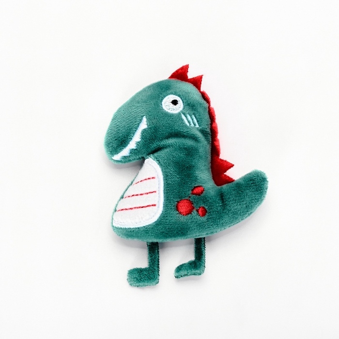 Игрушка для кошек с кошачьей мятой  Игрушка для кошек с кошачьей мятой "Дракон", 10 см, зелёная