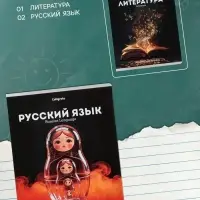 Тетради предметные 12 шт. &laquo;Черная серия&raquo;, 48 листов, со справочной информацией