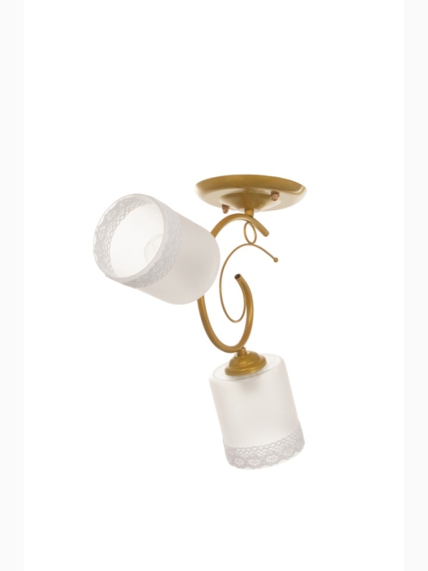 Люстра Люстра "Оливия" 2хЕ27 40т золото шампань 40х15х25 см BayerLux