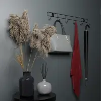 Вешалка настенная Доляна &laquo;Лето&raquo;, 6 крючков, 33&times;3.5&times;5 см, хромированная