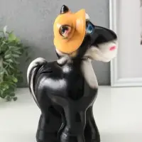 Копилка "Лошадь в панаме" 25х18х11 см, чёрный Копилка "Лошадь в панаме" 25х18х11 см, чёрный