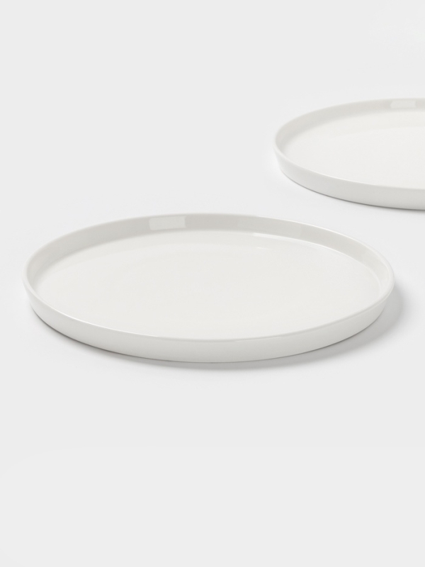 Набор тарелок 2 шт 26х2 см Magistro Набор тарелок 2 шт 26х2 см Magistro "White Snow"