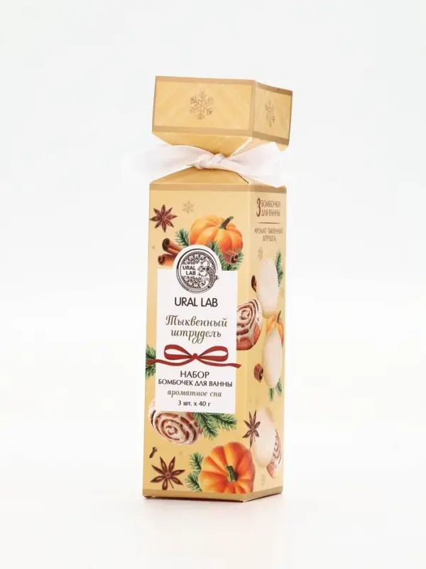 URAL LAB Арома Саунд Набор бомбочек в подарочной упаковке URAL LAB Арома Саунд Набор бомбочек в подарочной упаковке "Ароматы праздника", 12 шт