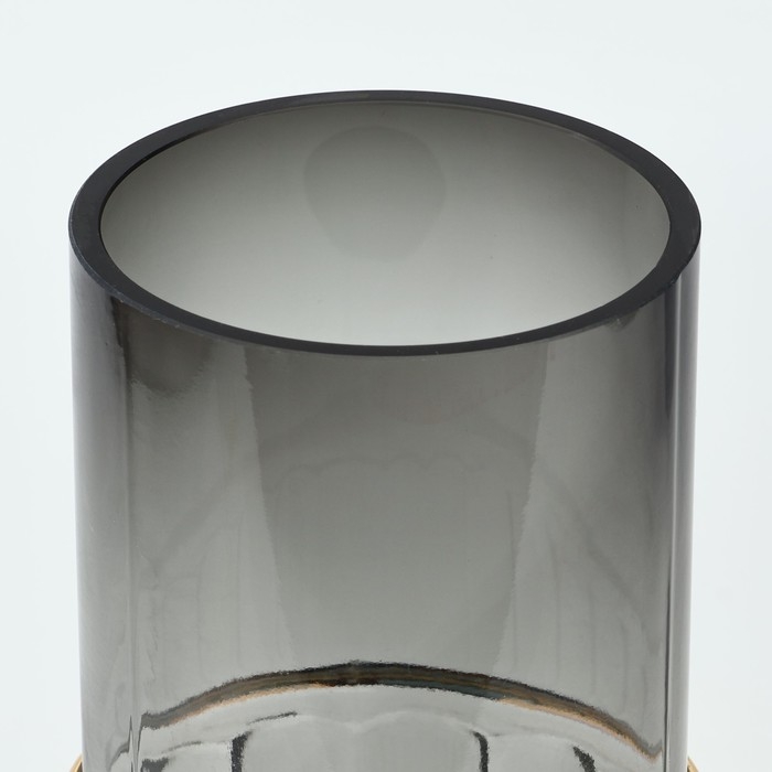 Ваза для цветов «Тренди» из черного стекла 24×11×11 см Ваза для цветов «Тренди» из черного стекла 24×11×11 см