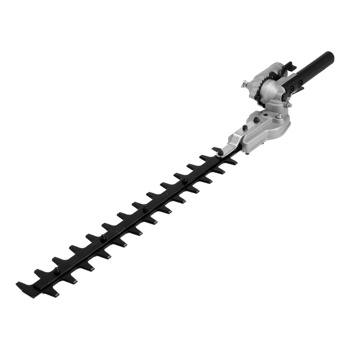 Насадка на триммер ТУНДРА, кусторез, 440 мм, посадочное место 26 мм, шкив 9 зубьев Насадка на триммер ТУНДРА, кусторез, 440 мм, посадочное место 26 мм, шкив 9 зубьев