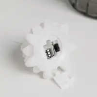 Светодиодная фигура &laquo;Ёлочка свеча&raquo; 9&times;8 см, от батареек AG13&times;3, свечение тёплое белое