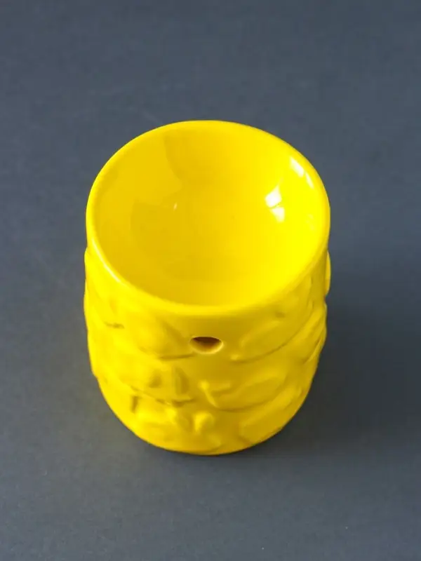 Аромалампа для эфирных масел &laquo;Зверята&raquo;, керамика, жёлтая, 6.7&times;6.7&times;7.5 см