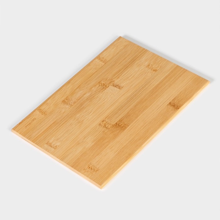 Доска разделочная Доляна «Идея», 28×20 см, бамбук