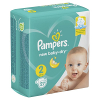 Подгузники Pampers New Baby-Dry, размер 2, 27 шт.