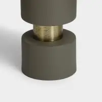 Подсвечник на 1 свечу текстурный &laquo;Графитовый&raquo;, 10.5&times;10.5&times;19 см