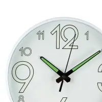 Часы настенные интерьерные &laquo;Классика&raquo;, плавный ход, светящиеся, d=25 см