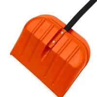 Лопата 410 х 360 мм, пластик, металлический черенок, оцинкованная планка Вьюга №4 Премиум