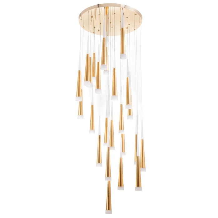 Светильник-каскад Светильник-каскад "Дрим" 24хLED 72Вт 3000K золото 60х60х300см BayerLux