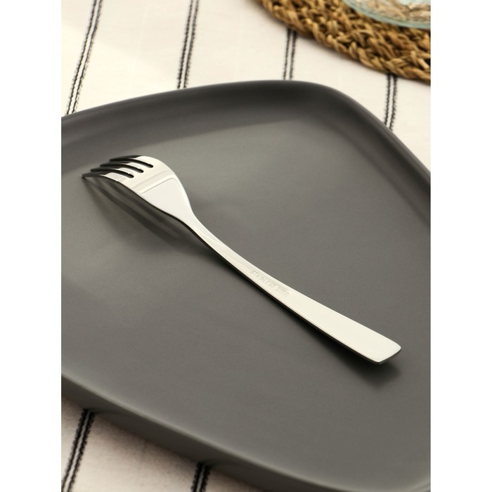 Вилка столовая из нержавеющей стали Magistro Bravo, длина 18,8 см, толщина 2 мм Вилка столовая из нержавеющей стали Magistro Bravo, длина 18,8 см, толщина 2 мм