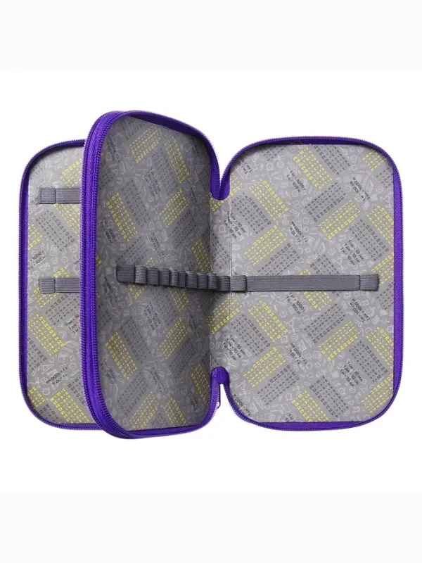 Пенал школьный, 2 секции, 12.5&times;20.5&times;4 см &laquo;Сиба&raquo;