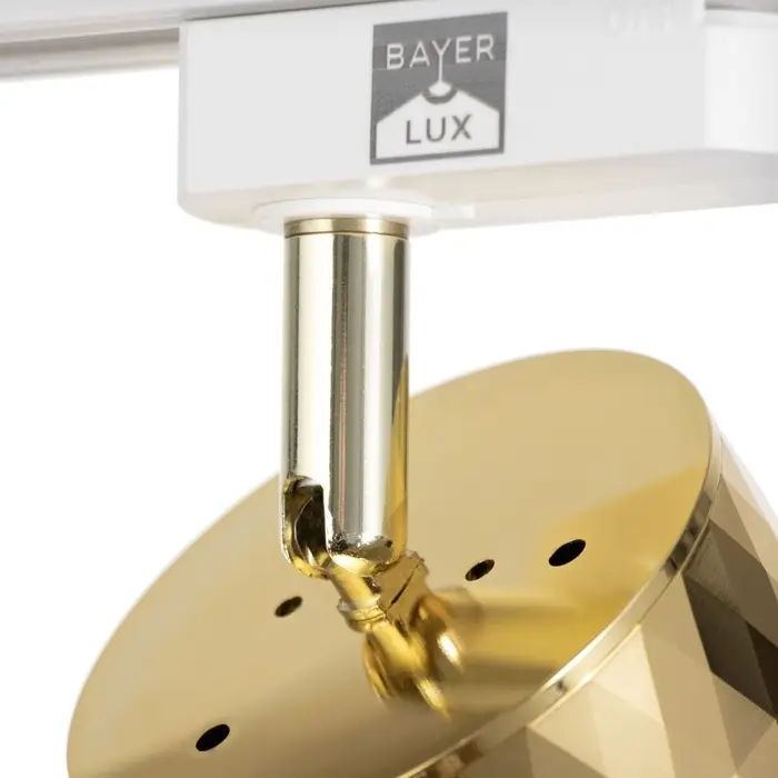 Светильник трековый BayerLux Simple &laquo;Алисер&raquo; GU10, 220 В, 7.5&times;7.5&times;20 см, золото