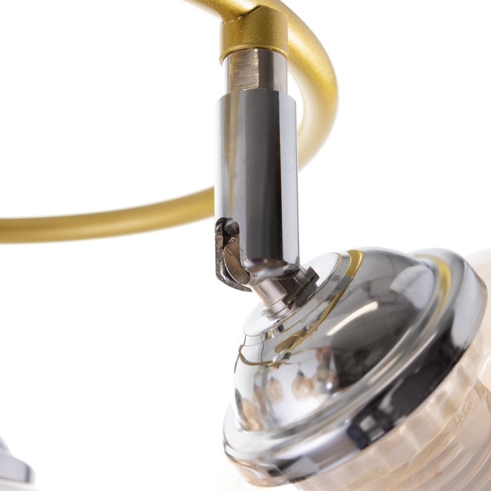 Люстра "Нова" 6x60Вт E27 шампань 68х68х26 см BayerLux