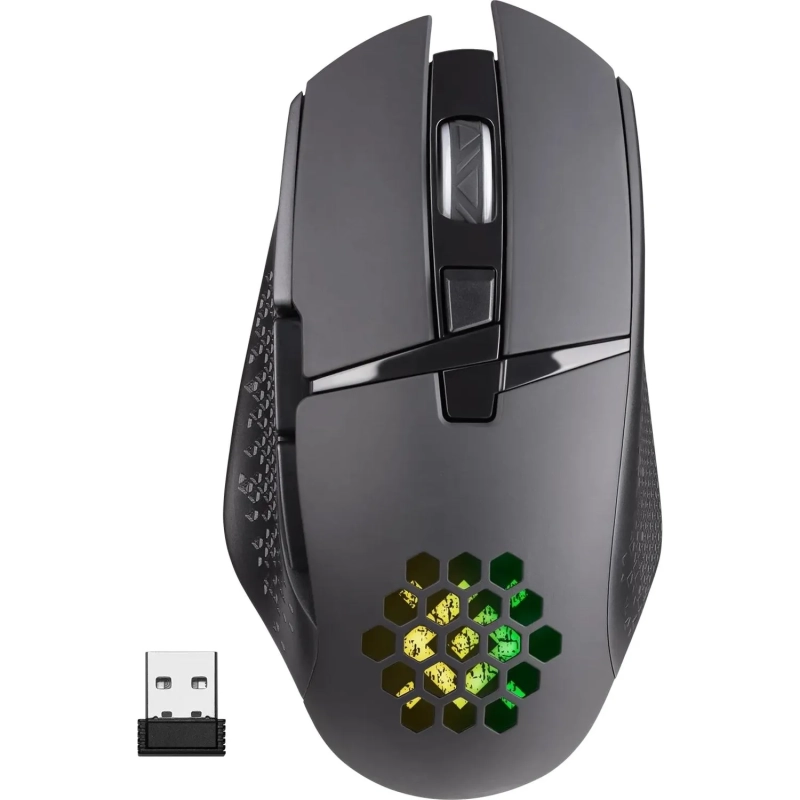 Мышь компьютерная Defender Glory GM-514 черн,LED,7D,400мАч,3200dpi (52514)