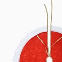 Коврик под ёлку &laquo;Белые рюши&raquo; d=60 см, МИКС