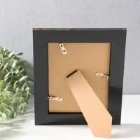 Фоторамка пластик 13х18 см "Гедеон" чёрный с золотом 24х19х2 см