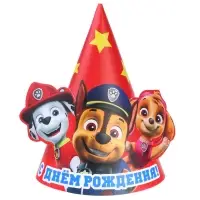 Колпак с ушками «С Днем Рождения!», Щенячий патруль Колпак с ушками «С Днем Рождения!», Щенячий патруль