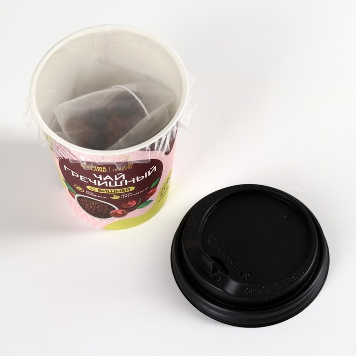 Чай гречишный в стакане, вкус: вишня, 50 г (5 шт. х 10 г). Чай гречишный в стакане, вкус: вишня, 50 г (5 шт. х 10 г).