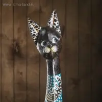 Сувенир дерево "Кошка с пятнистыми ушками" 8х23х100 см