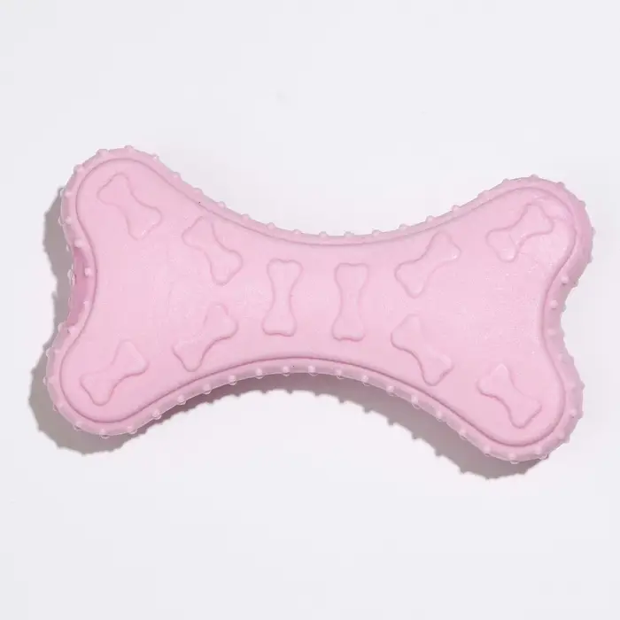 Плавающая игрушка для собак Пижон Premium &laquo;Косточки&raquo;, 10.5&times;5.5&times;2 см, вспененный TPR, розовая