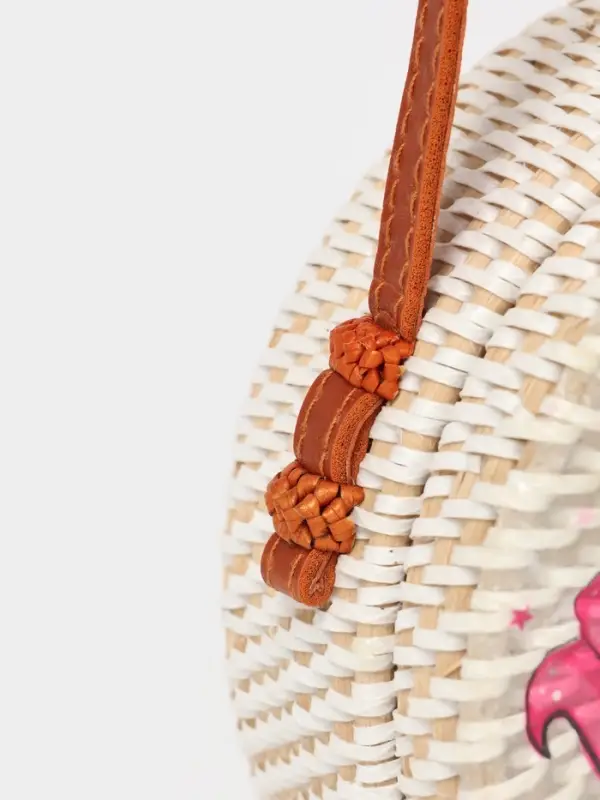 Сумка плетёная ротанг &laquo;Единорог&raquo;, 15&times;6&times;60 см