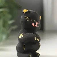 Фигурка керамика &laquo;Котик милашка&raquo;, 7 см, чёрный