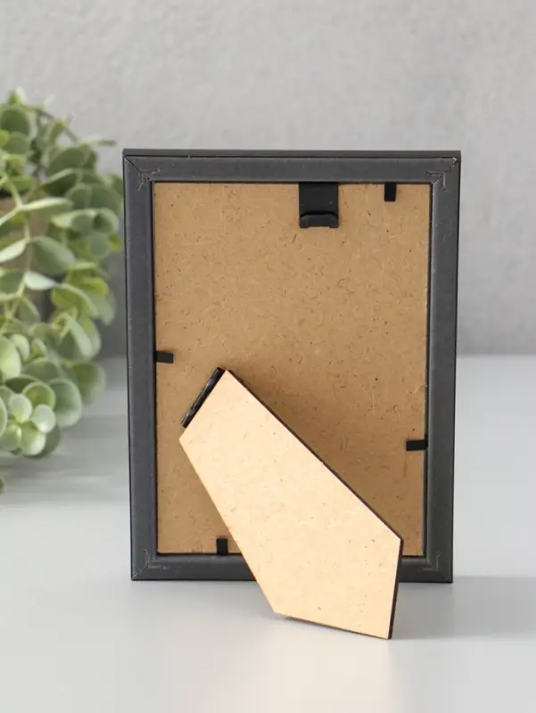 Фоторамка для фото 10х15 см "Oframe", пластик, чёрный, (пластиковый экран)