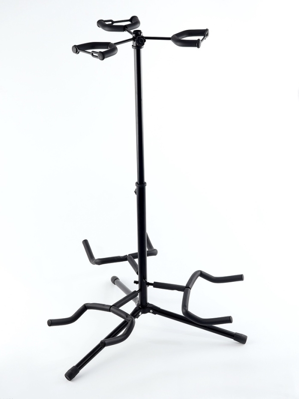 Стойка для гитар Music Life на 3 инструмента, h - 60-105 см Стойка для гитар Music Life на 3 инструмента, h - 60-105 см