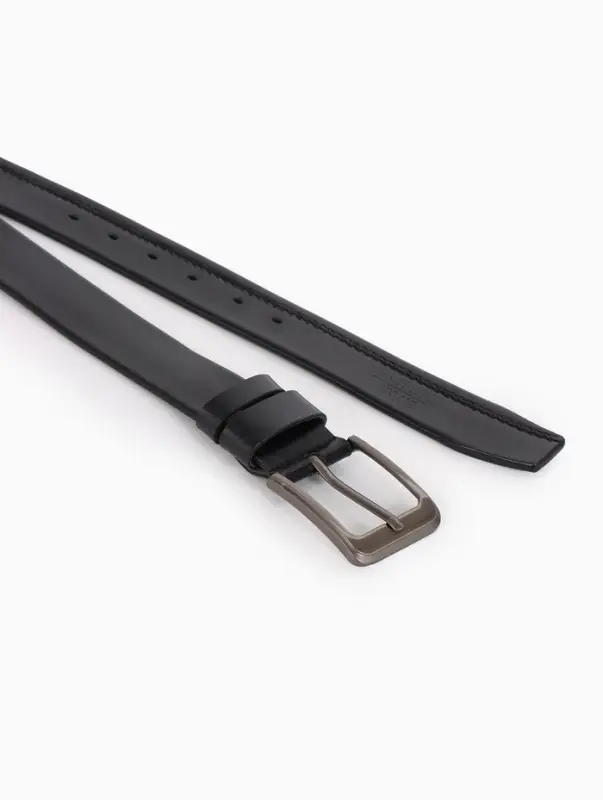 Ремень мужской &laquo;Великан&raquo; для полных, ширина 3.8 см, винт, пряжка металл, чёрный