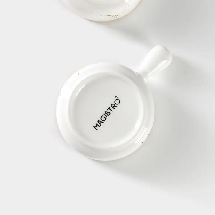 Кокотницы «Церера», набор 2 шт., d=7.5 см, 100 мл, фарфор, белые Кокотницы «Церера», набор 2 шт., d=7.5 см, 100 мл, фарфор, белые