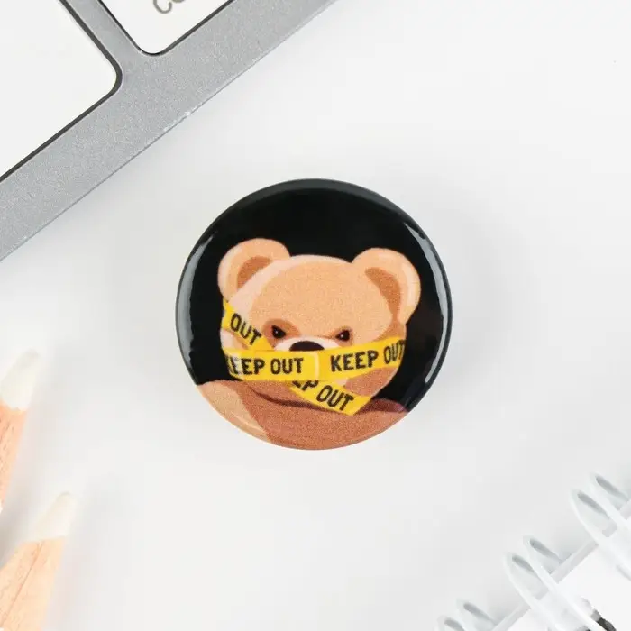 Значок металлический , закатной «Треш персонажи», 25 мм, МИКС Значок металлический , закатной «Треш персонажи», 25 мм, МИКС