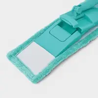 Швабра для мытья пола плоская Доляна, насадка из микрофибры 42&times;12 см, телескопическая стальная ручка 68(122) см