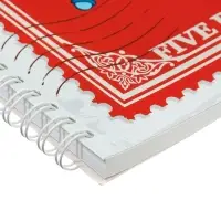 Тетрадь для записи английских слов А5 80л "Пять пенсов", на гребне, высечка